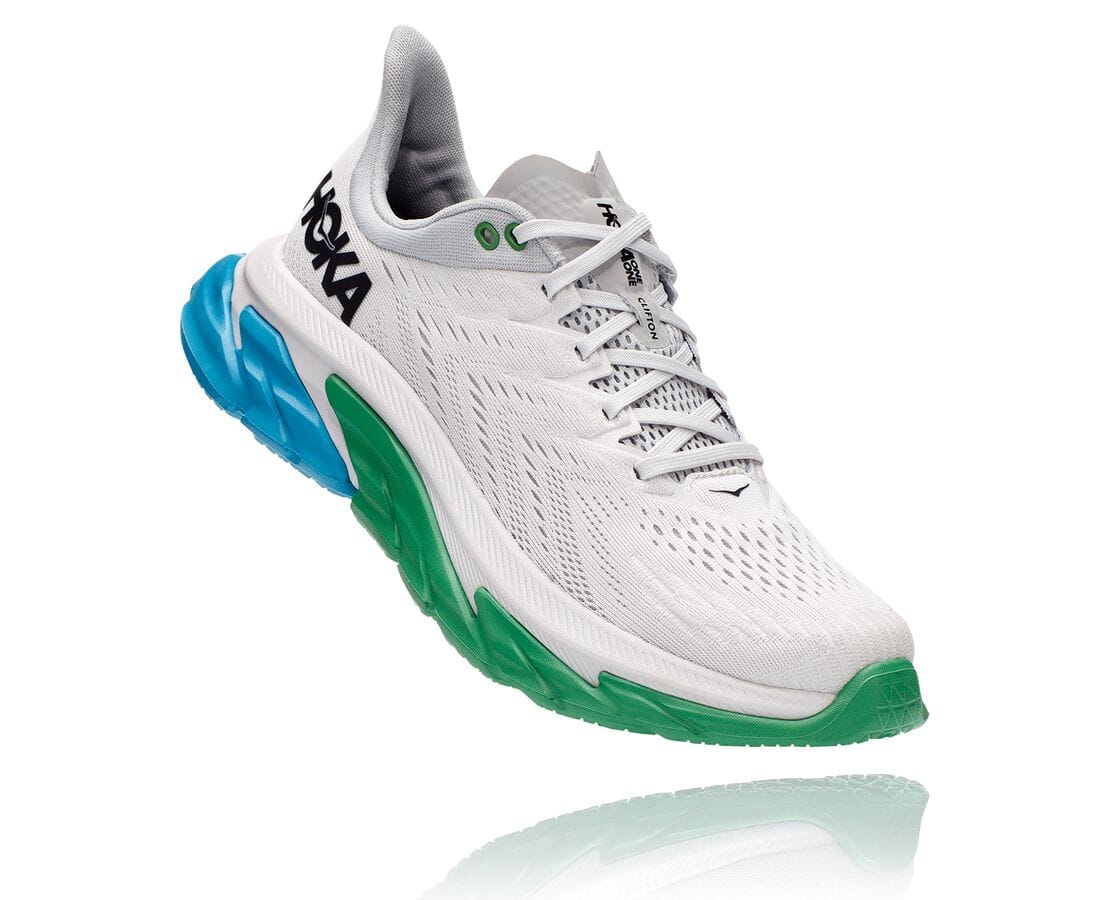 Hoka One One Clifton Edge Philippines - Men's Road Running Shoes - Green | JV5261980